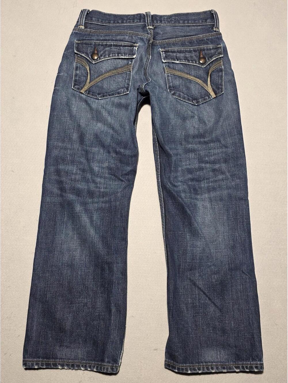 Decree Straight Fit Jeans Men's Size 36 x 30 - Dark Wash Mid Rise 100% Cotton